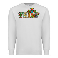 Dove Grey christmas cross faith Premium Sweatshirt - RanaPortraitStore