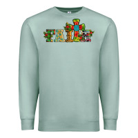Seafoam christmas cross faith Premium Sweatshirt - RanaPortraitStore