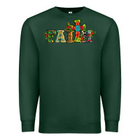 Sports Green christmas cross faith Premium Sweatshirt - RanaPortraitStore