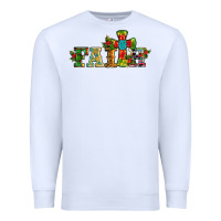 White christmas cross faith Premium Sweatshirt - RanaPortraitStore