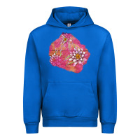 Cobalt v.d  lavender and lotus patches Urban Hoodie - AdoDesignShop