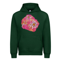 Forest Green v.d  lavender and lotus patches Urban Hoodie - AdoDesignShop