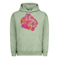 Pigment Oil Green v.d  lavender and lotus patches Urban Hoodie - AdoDesignShop