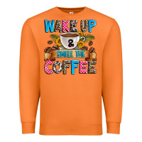 Carrot wake up and smell the coffee Premium Sweatshirt - Zillion Design Studio