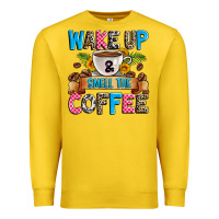 Lemon wake up and smell the coffee Premium Sweatshirt - Zillion Design Studio