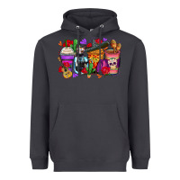 Smoke day of the dead coffee cups Heavyweight Hoodie - Zillion Design Studio