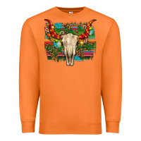 Carrot western christmas bull skull Premium Sweatshirt - RanaPortraitStore