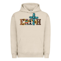 Pigment French Oak western gemstone cross faith Urban Hoodie - Artiststas