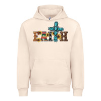 Western Gemstone Cross Faith Urban Hoodie | Teevron
