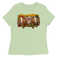 Matcha Christmas goats Ladies Tee - BarkalooDesign