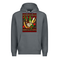 Rock beer bottles with mistletoe Premium Hoodie - AdoDesignShop