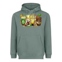 Sage beer coffee cups Heavyweight Hoodie - Zillion Design Studio