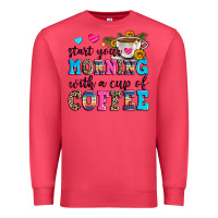 Cardinal start your morning with a cup of coffee Premium Sweatshirt - Zillion Design Studio