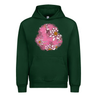 Forest Green lotus patches Urban Hoodie - AdoDesignShop