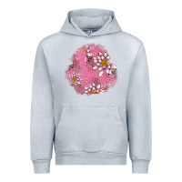 Heather Grey lotus patches Urban Hoodie - AdoDesignShop