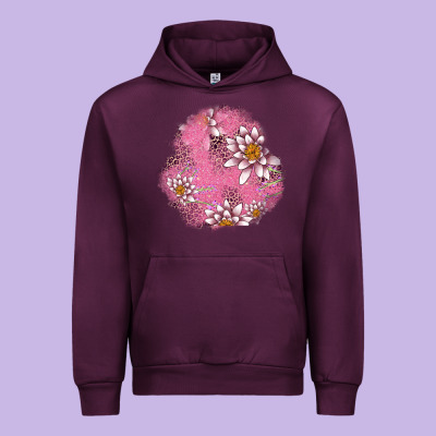 Lotus Patches Urban Hoodie Designed By Adodesignshop
