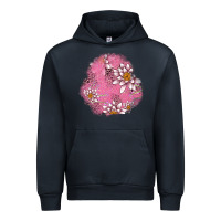 Navy lotus patches Urban Hoodie - AdoDesignShop