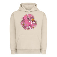 Pigment French Oak lotus patches Urban Hoodie - AdoDesignShop