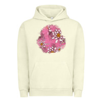 Pigment Pistachio lotus patches Urban Hoodie - AdoDesignShop