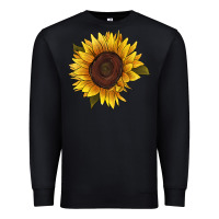 Black sunflower Premium Sweatshirt - RanaPortraitStore