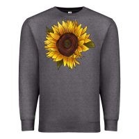 Charcoal Heather sunflower Premium Sweatshirt - RanaPortraitStore
