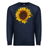 Navy sunflower Premium Sweatshirt - RanaPortraitStore