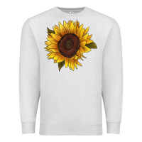 Oatmeal Heather sunflower Premium Sweatshirt - RanaPortraitStore