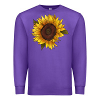 Purple sunflower Premium Sweatshirt - RanaPortraitStore