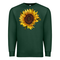 Sports Green sunflower Premium Sweatshirt - RanaPortraitStore
