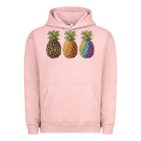 Pigment Salmon pineapples leopard tie dye summer Urban Hoodie - Artiststas