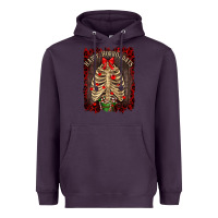 Plum Happy Horrordays Heavyweight Hoodie - RanaPortraitStore
