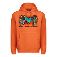 Carrot peace love jesus Premium Hoodie - JahusDesignShop