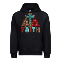 Black cross and christmas trees Urban Hoodie - AdoDesignShop