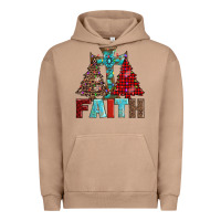 Pigment Burro cross and christmas trees Urban Hoodie - AdoDesignShop