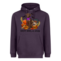 Plum Happy howl o ween Heavyweight Hoodie - RanaPortraitStore