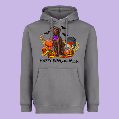 Heavyweight Hoodie Happy howl o ween