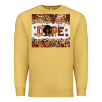 Antique Gold dope melanin Premium Sweatshirt - Zillion Design Studio