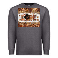Charcoal Heather dope melanin Premium Sweatshirt - Zillion Design Studio