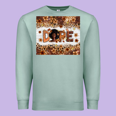 Dope Melanin Premium Sweatshirt Designed By Zillion Design Studio