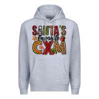 Heather Grey santa's favorite cxm Premium Hoodie - Jasminsmagicworld