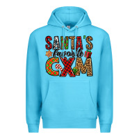 Ocean Blue santa's favorite cxm Premium Hoodie - Jasminsmagicworld