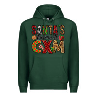 Sports Green santa's favorite cxm Premium Hoodie - Jasminsmagicworld