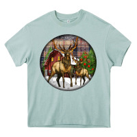 Arona elk buck deer christmas Heavy Core Tee - LillyAllenDesigns