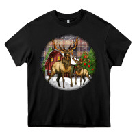 Black elk buck deer christmas Heavy Core Tee - LillyAllenDesigns