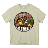 Mossy elk buck deer christmas Heavy Core Tee - LillyAllenDesigns