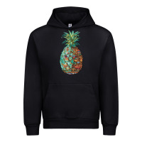Black pineapple leopar turquoise serape summer Urban Hoodie - Artiststas