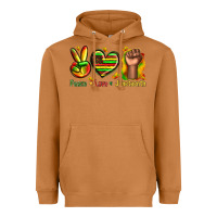 Meerkat peace love juneteenth Heavyweight Hoodie - texasbilliewilder
