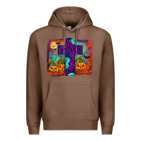 Chestnut halloween cross Premium Hoodie - JahusDesignShop