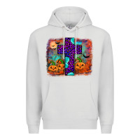Dove Grey halloween cross Premium Hoodie - JahusDesignShop