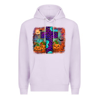 Lilac halloween cross Premium Hoodie - JahusDesignShop